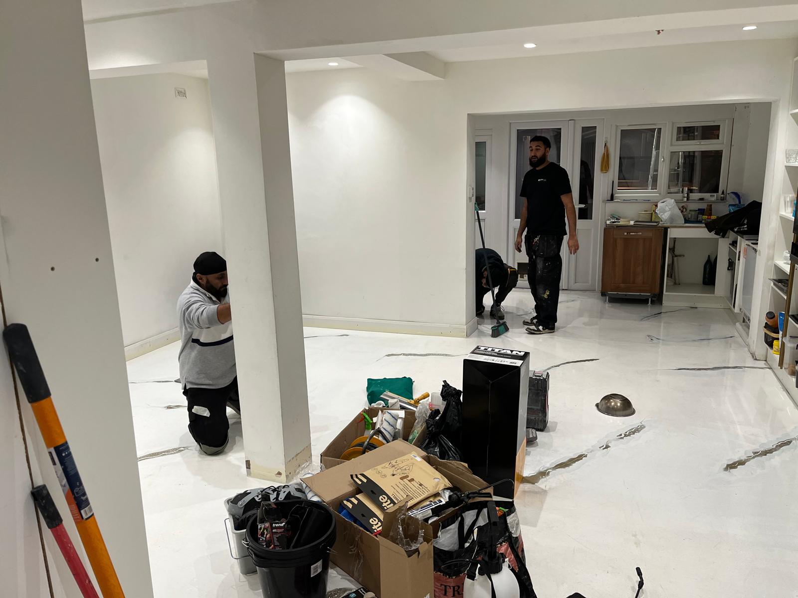Long-lasting epoxy flooring in a UK commercial or industrial environment