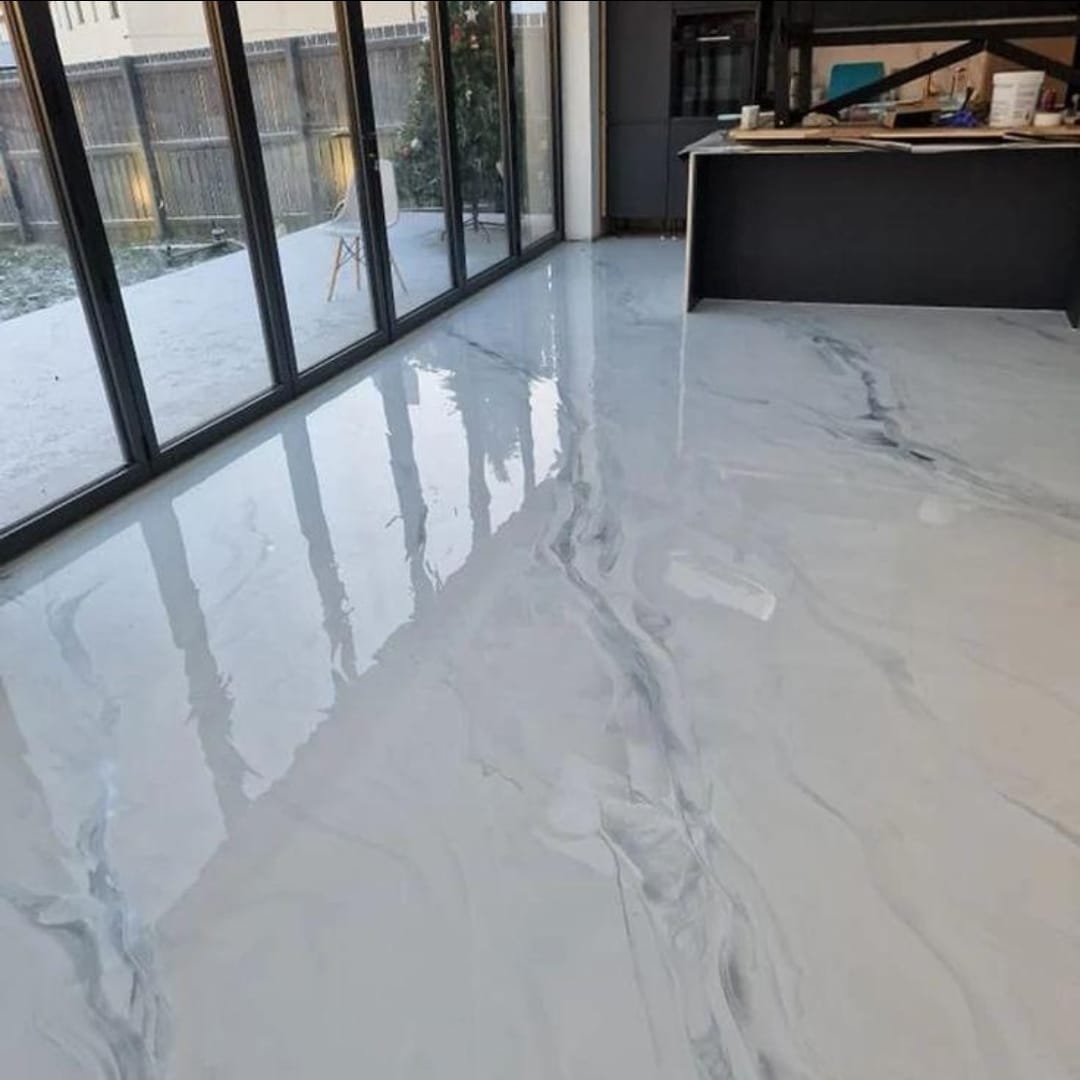 Epoxy flooring installation in the UK — professional resin floor course training